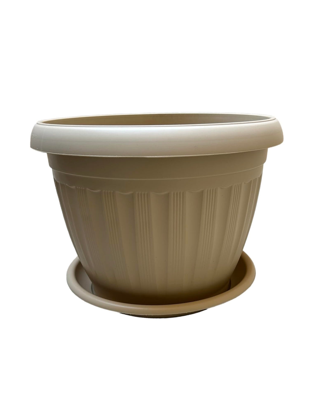 German plant pot 30 cm, beige