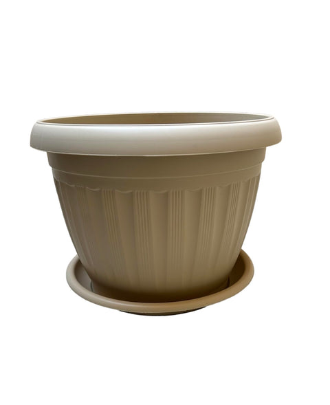 German plant pot 30 cm, beige