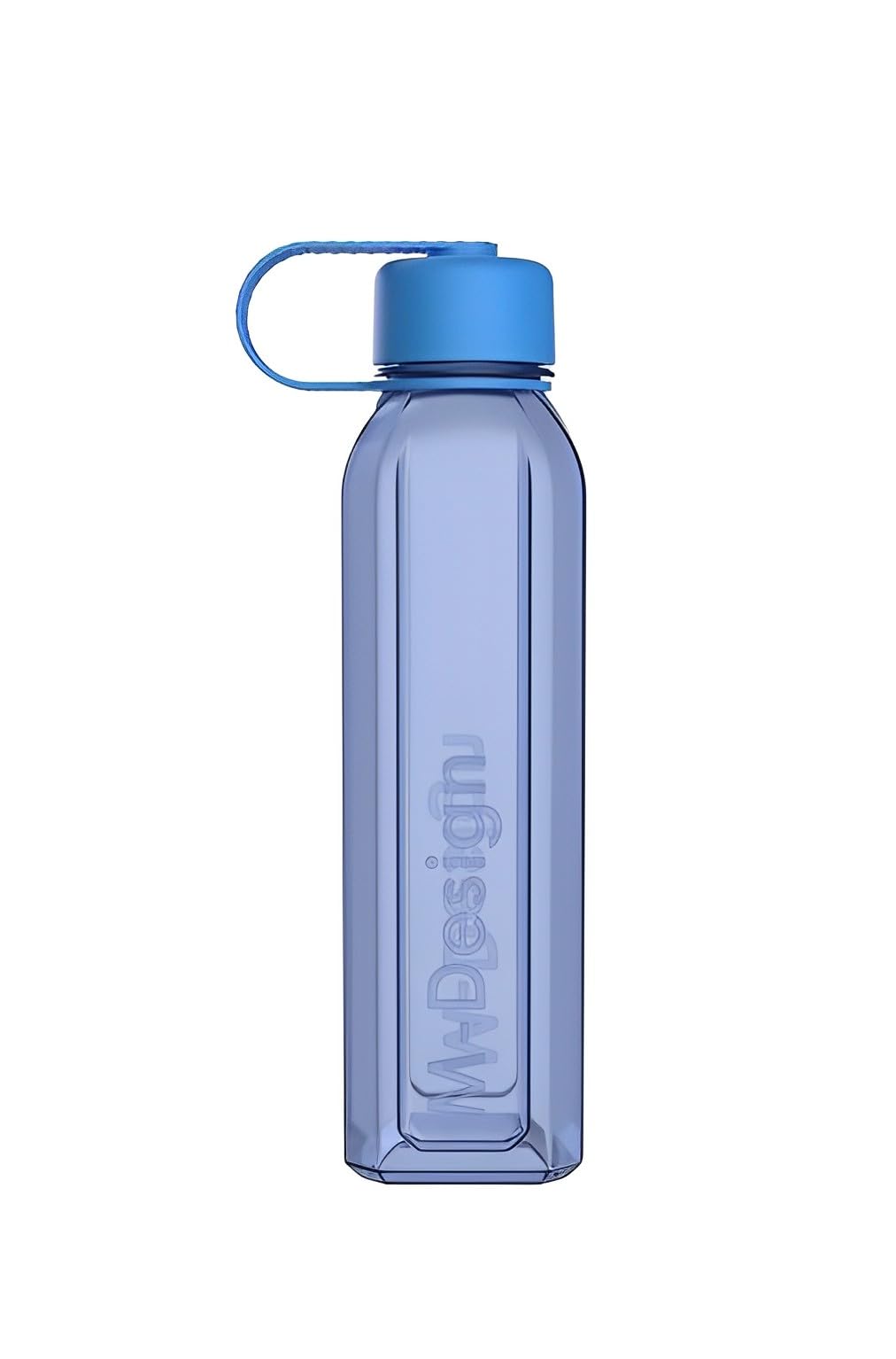 M-Design Square Bottle with Strap - Blue 800ml 75076