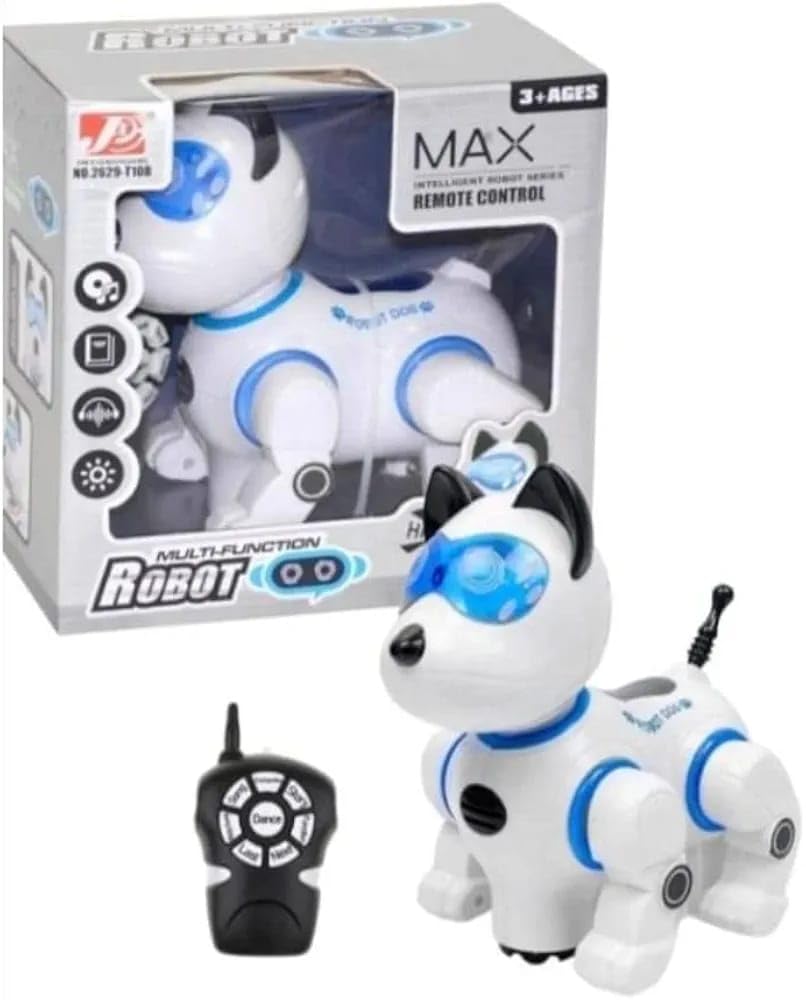 Smart Remote Control Robot Dog – Multi-Function Interactive Toy with Lights & Sounds-M68-160