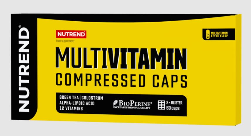 Premium Vital - Ultra-Compressed Multivitamin Complex - 60 Capsules - with Practical Pill Box - Advanced Systemic Nutrient Rhythm & Dense Vitality Harmony Matrix - Non-GMO