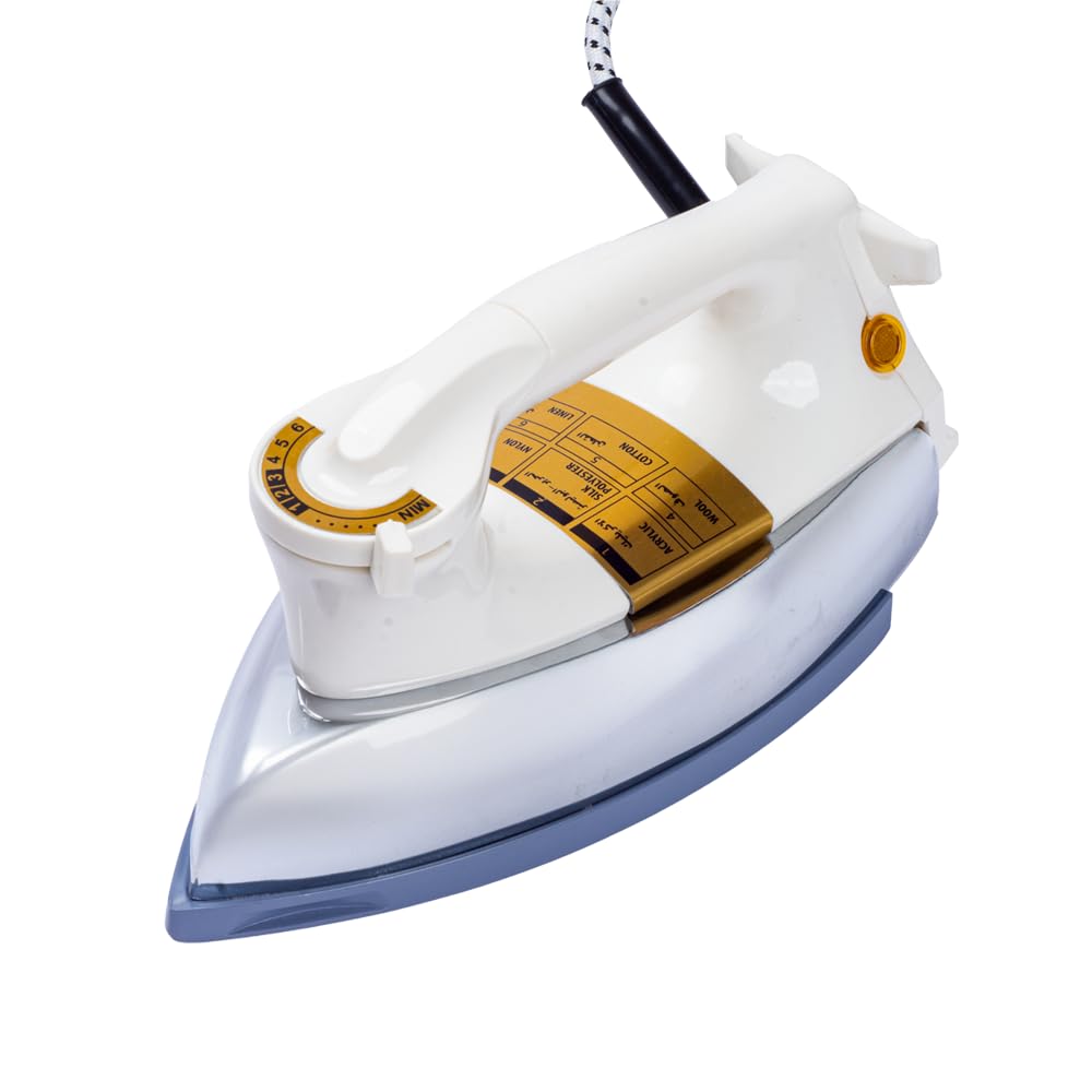Dry Steam Iron, 1200 Watt, White