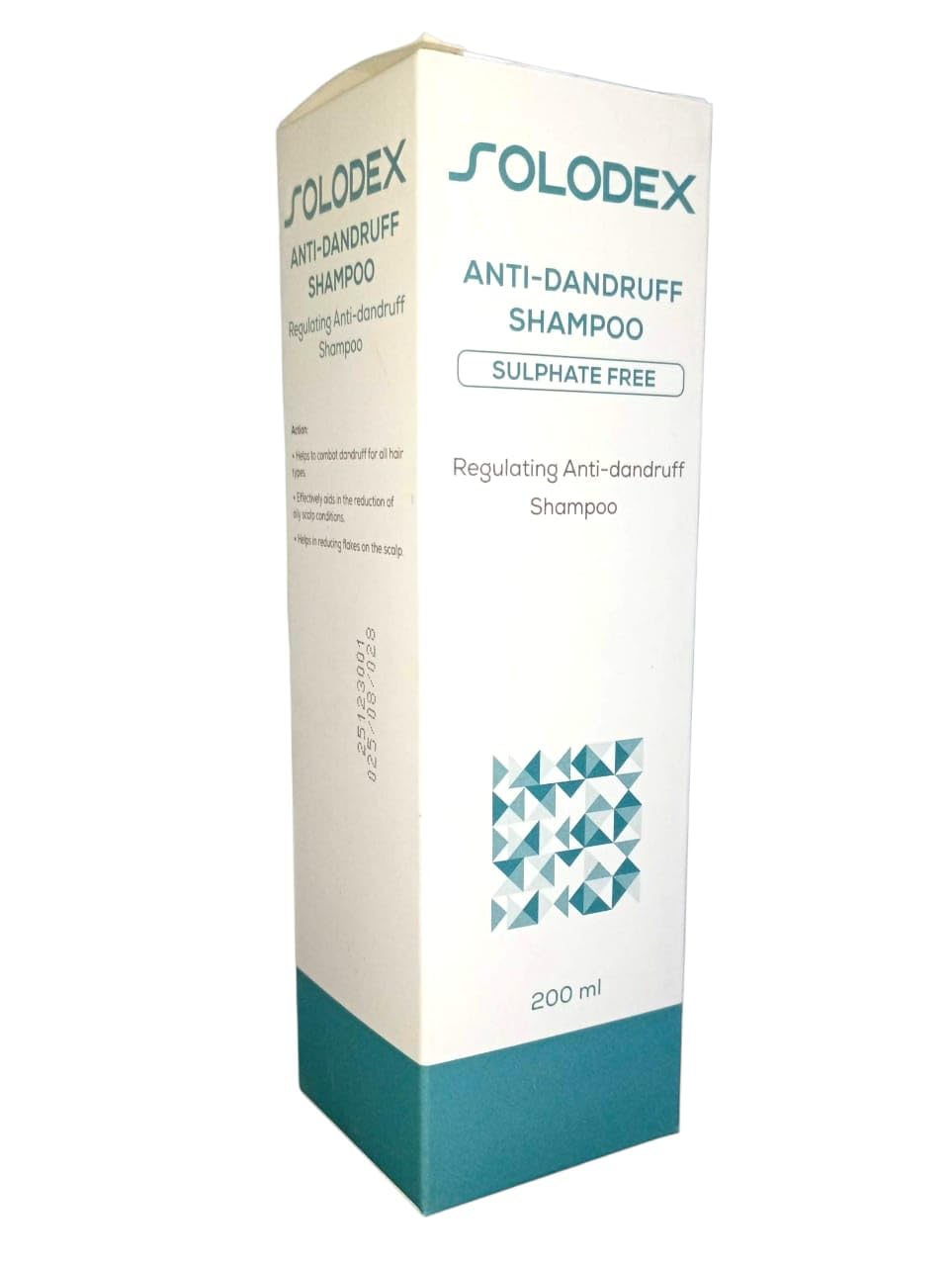 Solodex Anti-Dandruff Shampoo (200ml) - Sulfate Free Formula for Dandruff Control and Oily Scalp I by Al Shabrawini Pharmacy