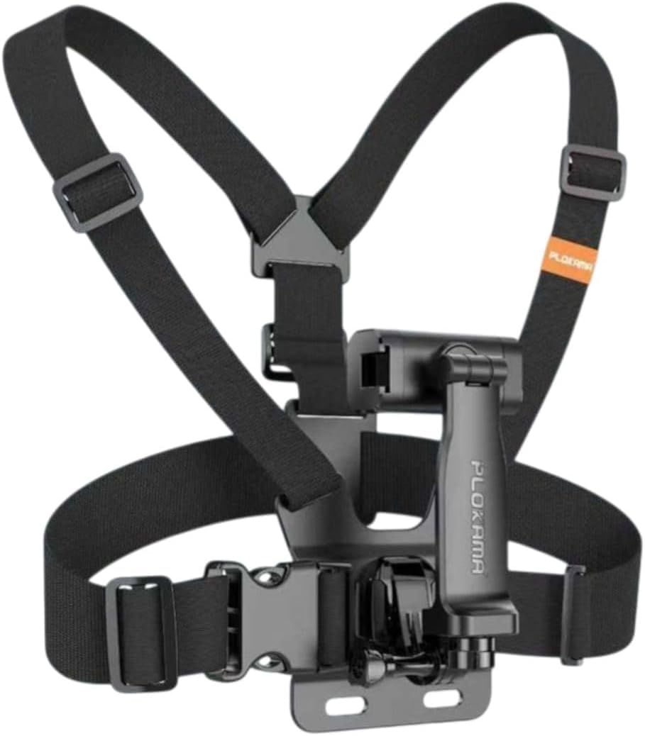 Plokama - Chest Mount Harness Strap - Action Camera/Phones - CX-10 - Black
