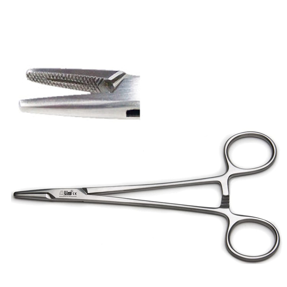 ALIS Needle Holder Stainless Steel CE High Quality Surgical Instruments For Doctors | Surgeons Needle Holder 5 INCH (NEEDLE HOLDER 5")