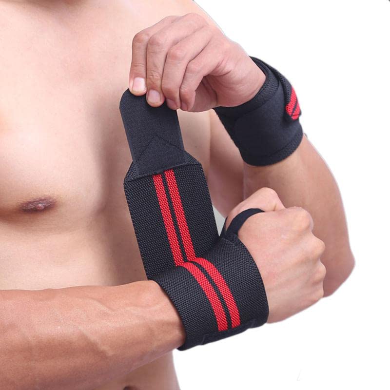 one piece 1pcs wrist support gym weightlifting training weight lifting gloves bar grip barbell straps wraps hand protection 12 868202