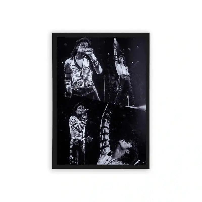 Spark Store | Iconic Music Legend Art Frame | Zero Pixelation Print | For Bedroom, Living Room, or Gaming Setup 30x40 x2 CM White