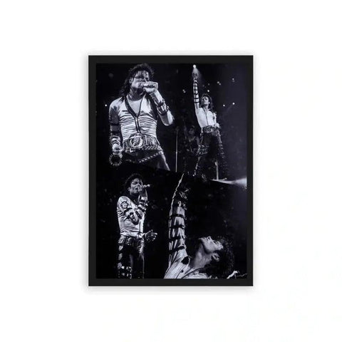 Spark Store | Iconic Music Legend Art Frame | Zero Pixelation Print | For Bedroom, Living Room, or Gaming Setup 30x40 x2 CM White