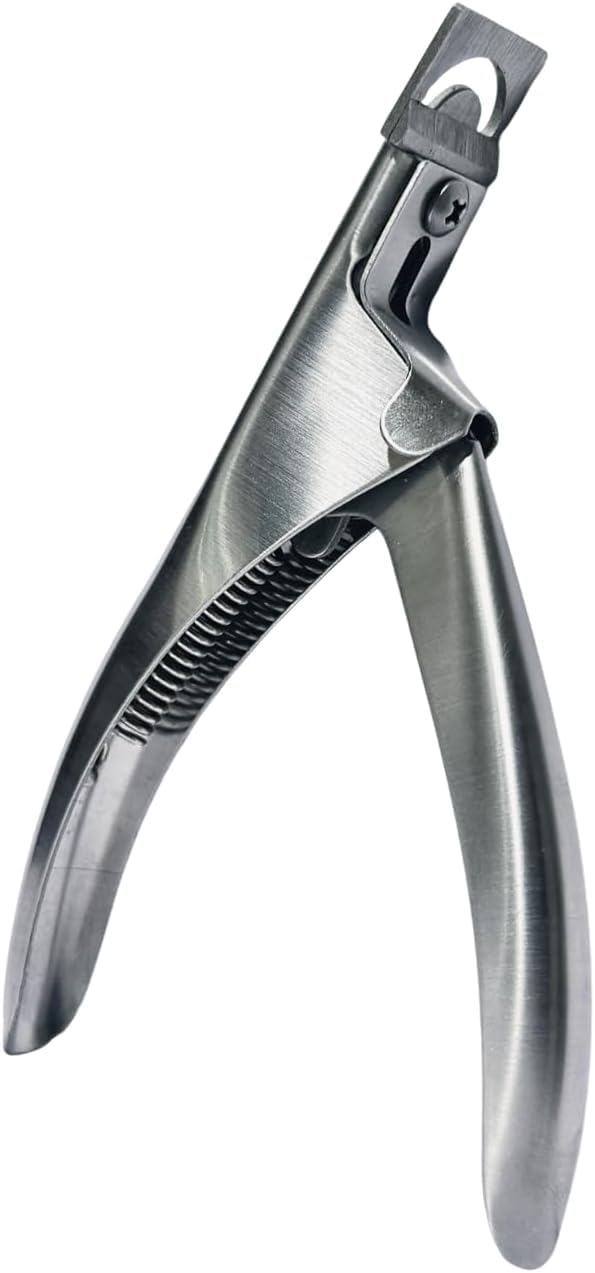 Professional Nail Clippers Nail Cutters Tip Acrylic Nail Clippers – Sharp, Rustproof Cutter for False Gel and Artificial Nails, Ideal for Manicure and Pedicure Trimmer Nail Care Tools-silver