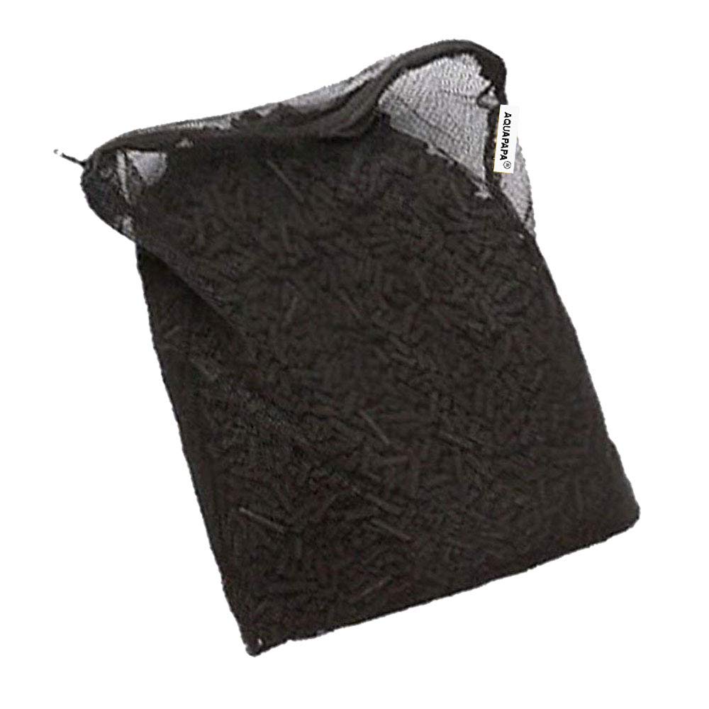 Activated Charcoal Carbon Pellets in Mesh Media Bags for Aquarium Fish Pond Tank Canister Filter (5lbs)