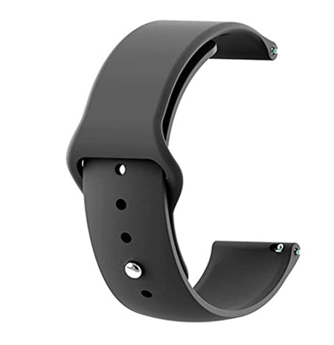 Generic Silicone Strap for Smart Watches - 22, Black