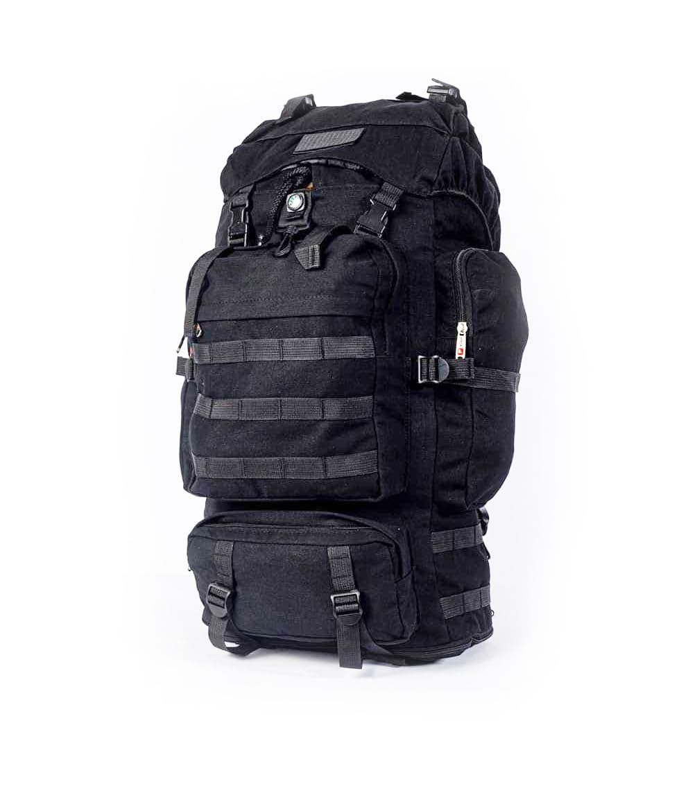 90 Litre High Capacity Outdoor Camouflage Tartical Hiking Daypacks Waterproof Military Bags For Mens Travelling Camping Hunting Trekking Climbing Backpack Extra Large tartical Hiking Backpack - Black