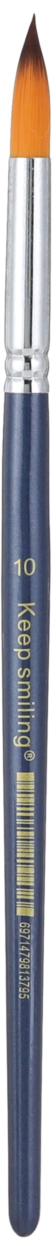 Keep Smiling A5015-10R Single Round Single Brush, Size 10