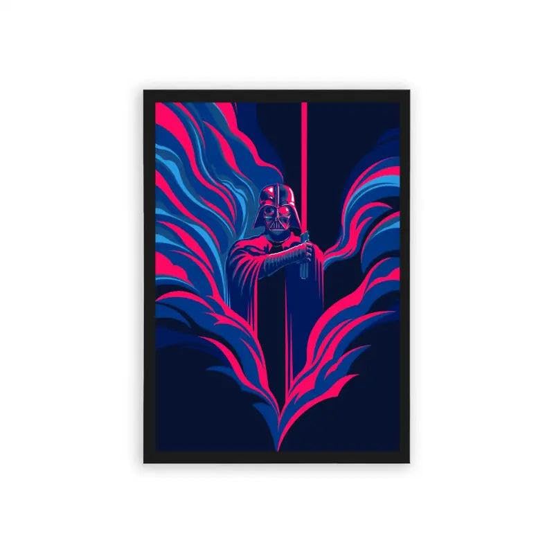 Spark Store | Science Fiction Inspired Art Frame | Zero Pixelation Print | Perfect For Bedroom, Living Room, Or Gaming Setup 20x30 x2 CM Black