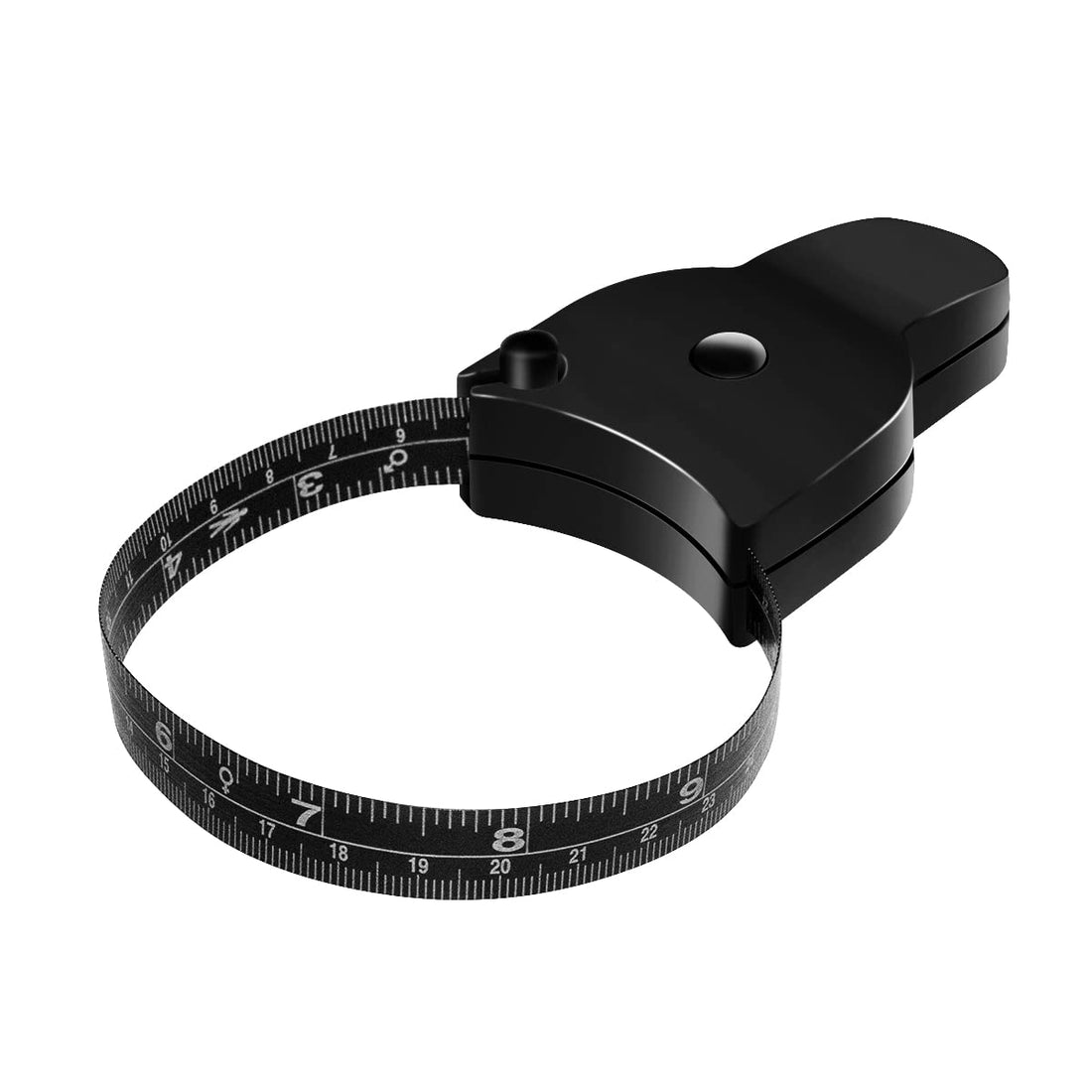 yuntop 1 Pcs Body Measuring Tape Waist Tape Measure Automatic Telescopic Tape Measure for Clothes, Sewing, Tailor, 60in/150cm (Black)
