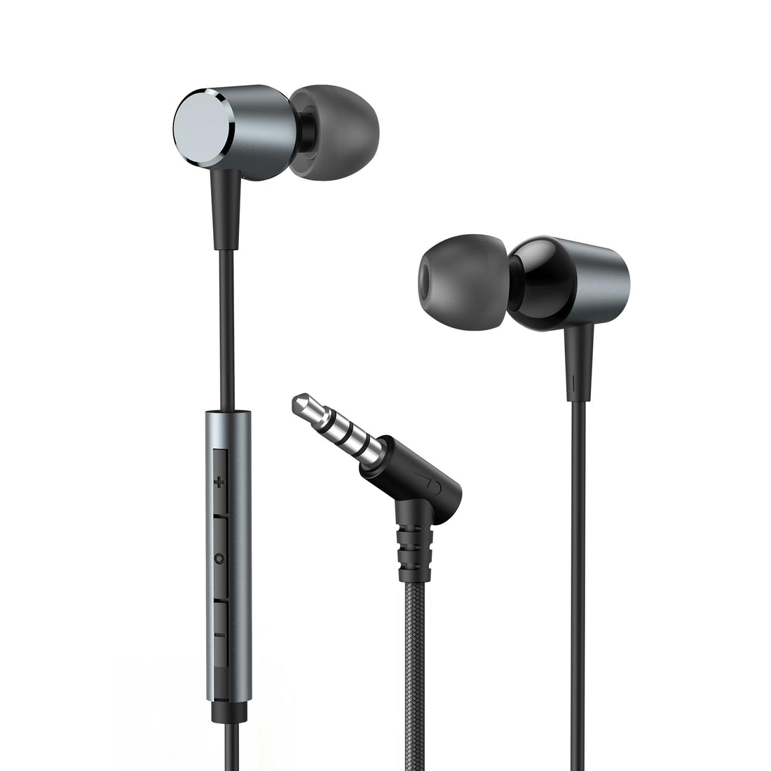 Oraimo Trumpet 3 In-Ear Wired Earphone,10mm Dynamic Driver,HiFi Stereo Audio In-Ear Headphones,Built-in Microphones fro Clear Calls,3.5 mm Jack, Volume Control,Compatible for Smartphones and Laptops