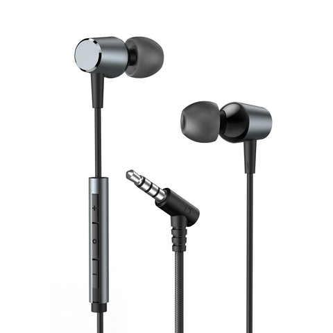 Oraimo Trumpet 3 In-Ear Wired Earphone,10mm Dynamic Driver,HiFi Stereo Audio In-Ear Headphones,Built-in Microphones fro Clear Calls,3.5 mm Jack, Volume Control,Compatible for Smartphones and Laptops