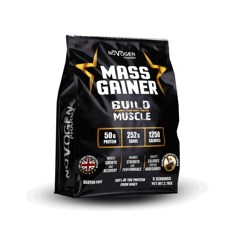 Mass gainer (8 servings) - 50g of high quality protein - 252g carbohydrates and 1250 calories (8 servings)