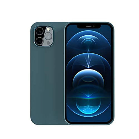 Premium Apple Silicone iPhone Cases - Luxury Phone Case - Classy Cover Iphone - Elevate Your iPhone with Comfortable Timeless Elegance and Protection (iPhone 12/12 Pro, Dark Green)