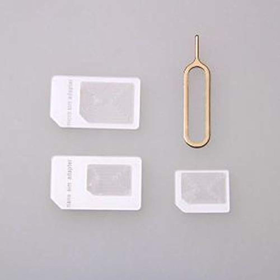 Nano Micro and Regular Sim Card Adapter with Ejection Pin (Pack of 2)
