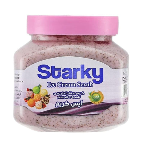 Starky Natural Scrub Cream With Ice Cream For Face&Body-300ml