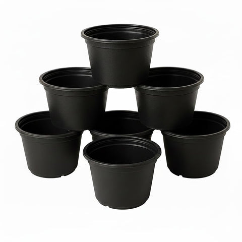 Black Planter Pot 20cm - 7pcs Black Plant Pot 20cm - 7pcs - Best to Plant