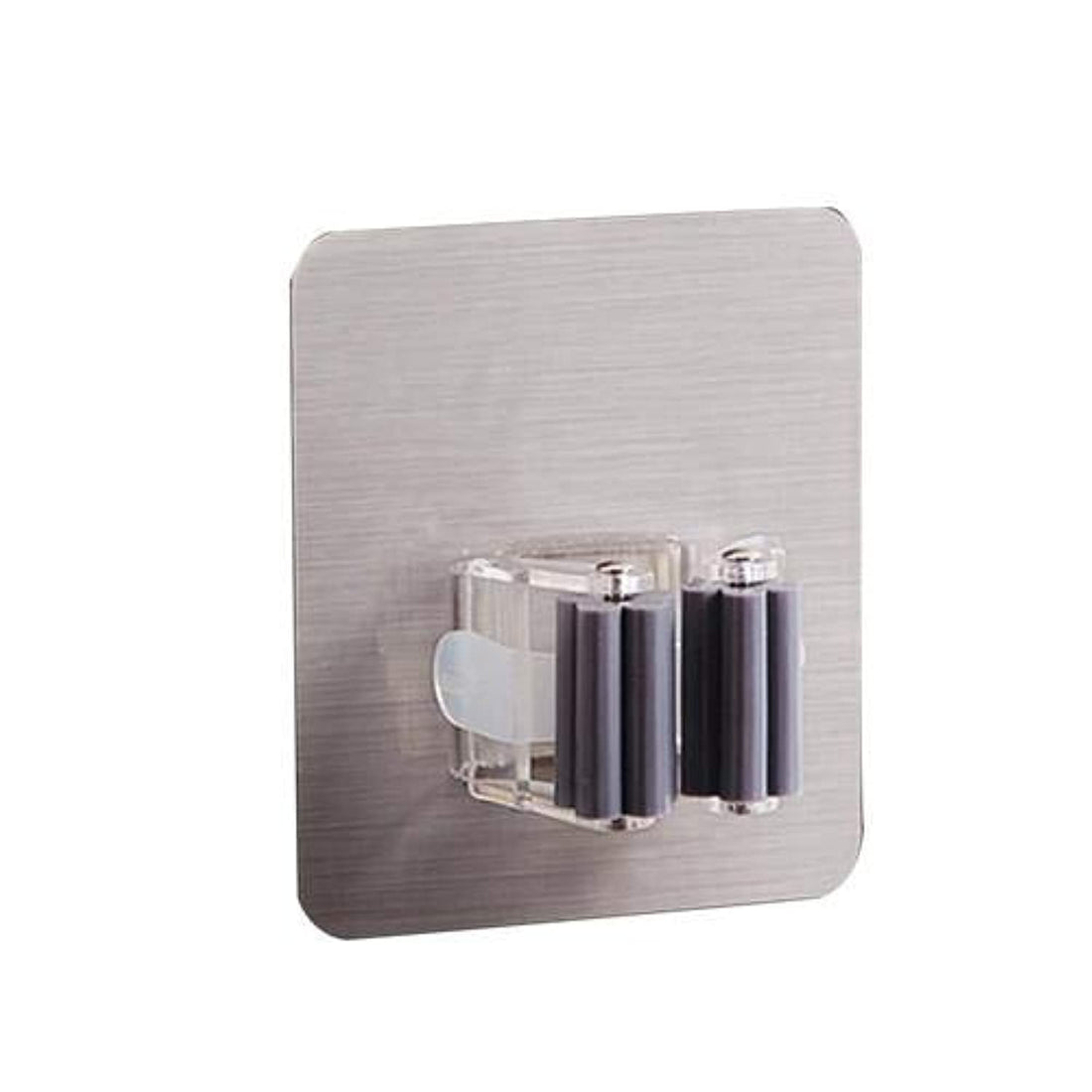 Wall mounted broom holder kitchen bathroom wall mop holder magic sticker