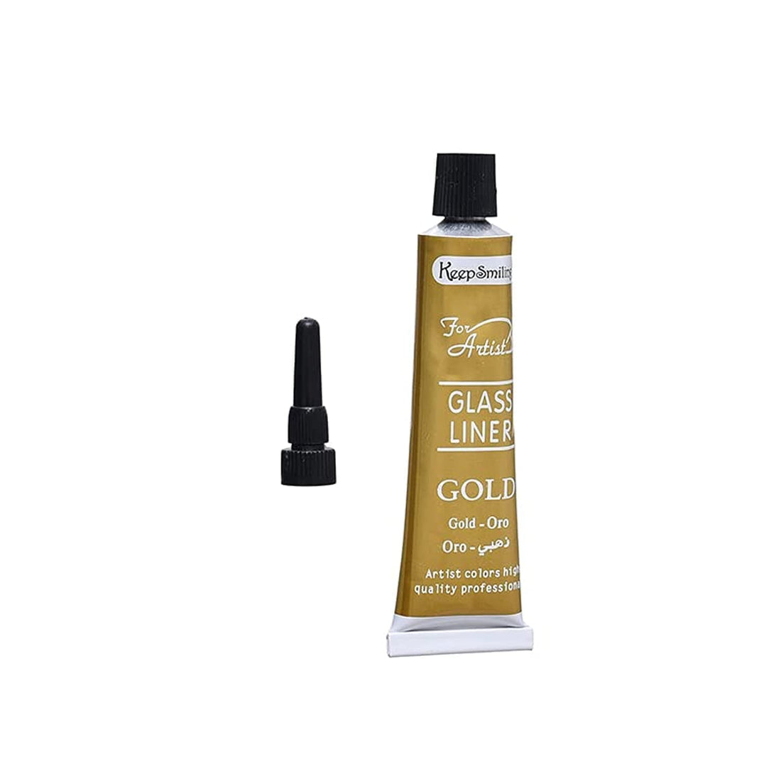 Keep Smiling Unwashable Glass Liner For Artist 21 ml - Gold