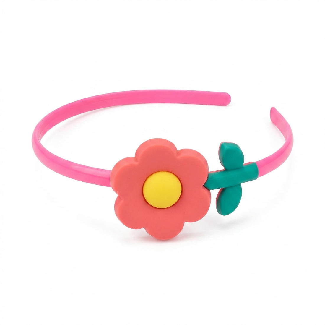 Catch Up Bloom Pop Flower Headband for Women and Girls, Cute Floral Fashion Hair Hoop, Comfortable Non Slip Floral Hair Accessory for Daily Wear, Parties and Special Occasions