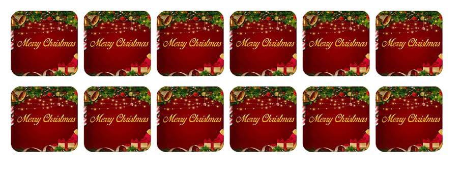 Party plates in distinctive shapes for Christmas, MERRY CHRISTMAS size (24x24), pack of 12 pieces