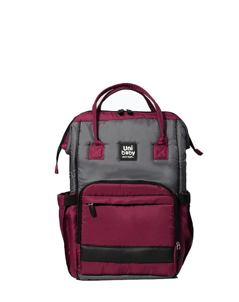 Uni Baby Diaper Bag Burgundy Backpack