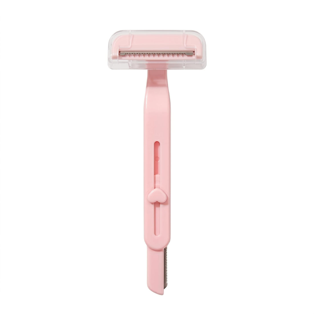 2 in 1 Women's Razor, Derma Planning Tool for Face, Body, Eyebrows, Precision Razor for Sensitive Areas with Wide Head (Pink, 1 Count)