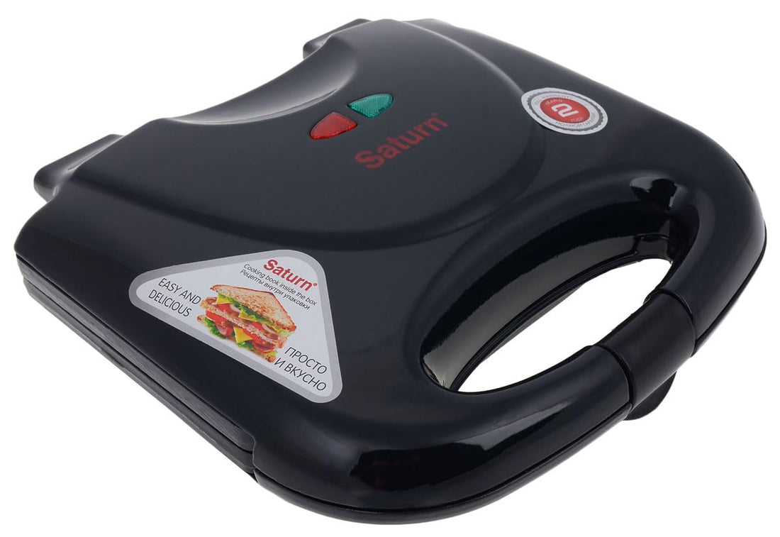 Saturn Sandwich Maker - 750 Watt - Black - ST-EC1082