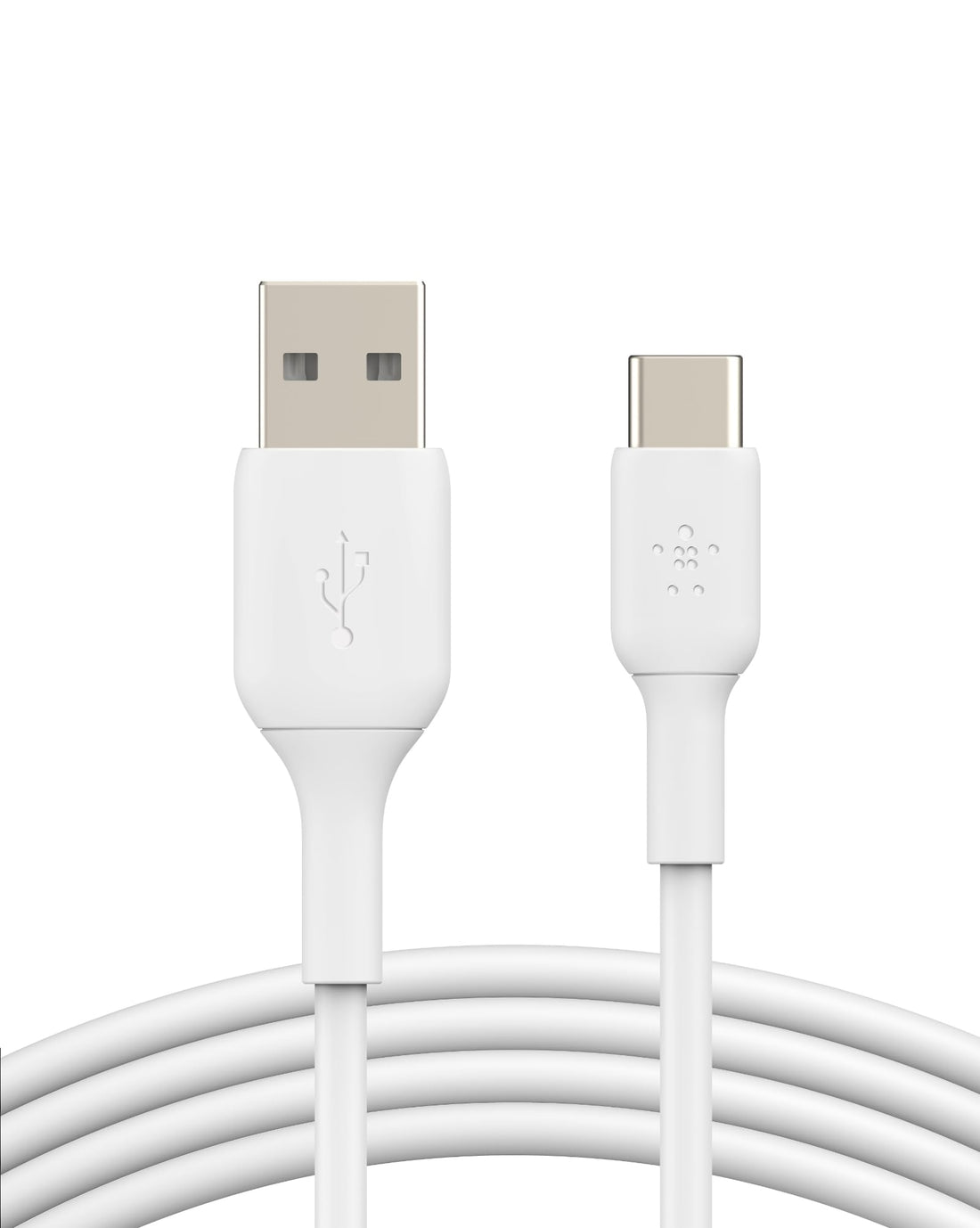 Belkin USB-C Cable (USB-C to USB-A Cable, USB Type-C Cable for Samsung, Pixel, iPad Pro, Nintendo Switch and More) - 1m, White