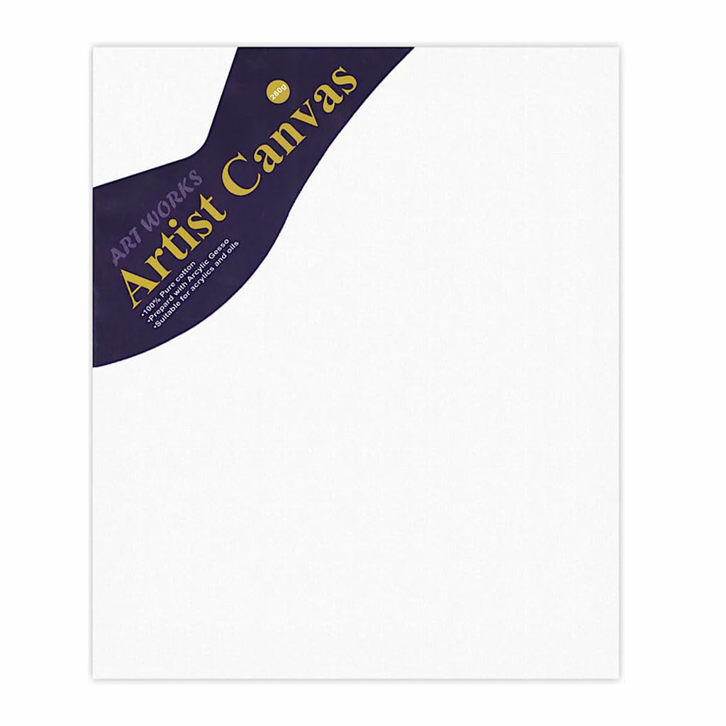 Keep Smiling Canvas Drawing Board, 60 × 90 Cm - White