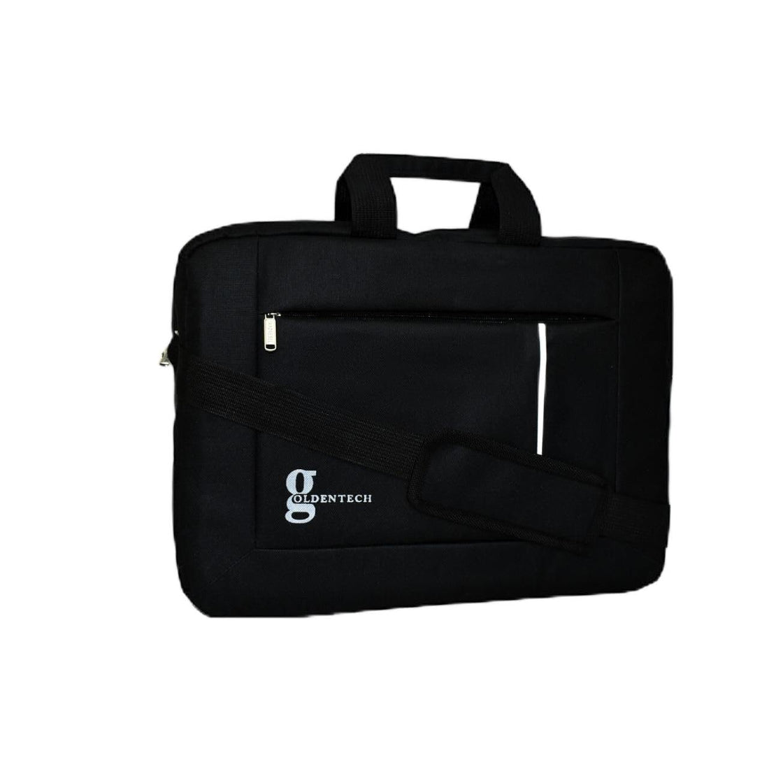Golden Tech Unisex Modern Laptop Handbag - Black, Fashion
