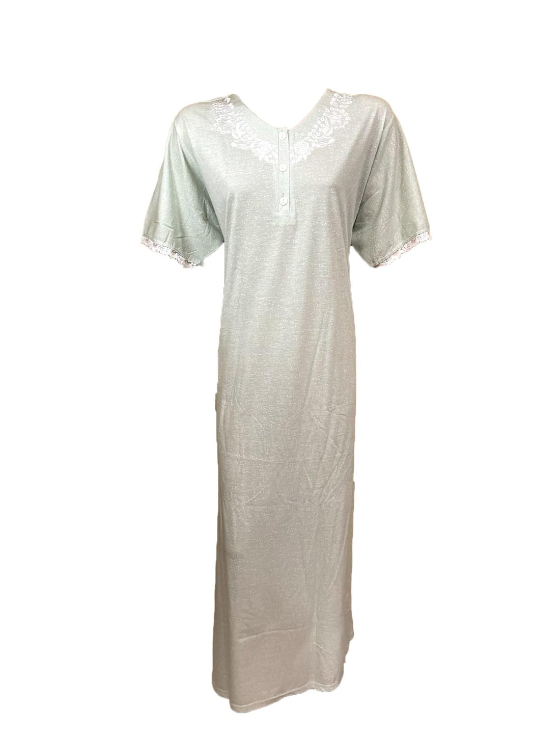 9Street Corner Summer Abaya Short Sleeve Soft Cotton Women Girls Code A1005