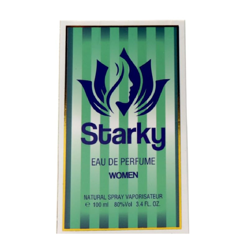 Starky Eau De Perfume Natural Spray Vaporisateur For Women-Green-100ml