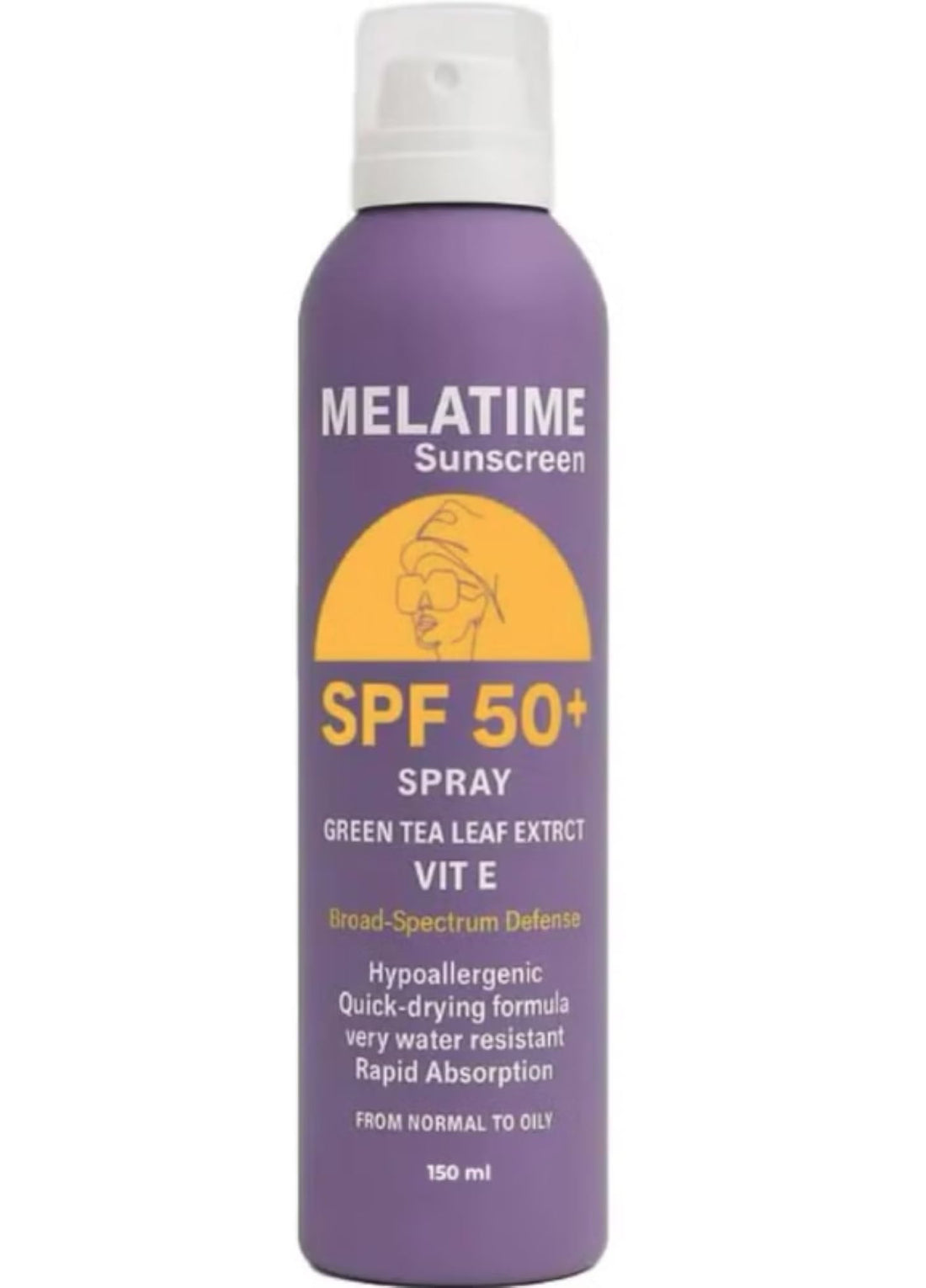 Melatime Sunscreen Spray (SPF 50+) 150 ml