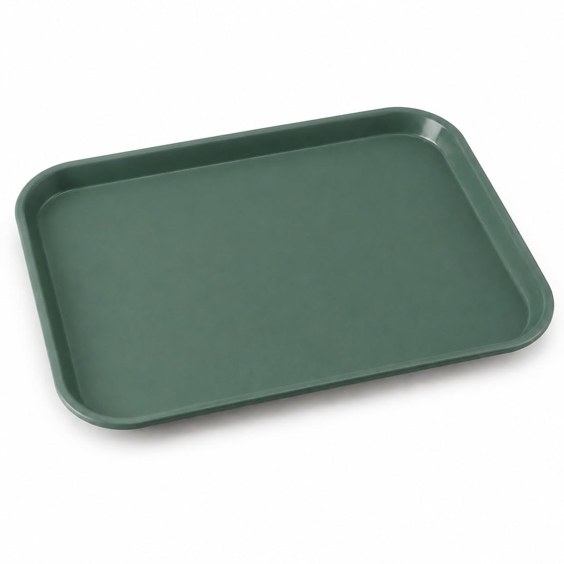 Plastic Rectangular Serving Tray, Lightweight, Easy to Clean, Suitable for Home, Office, Hospitality, Raised Edges