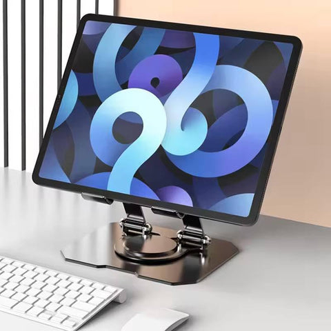 Adjustable Tablet Stand for Desk, Tablet Stand, Portable Rotating Monitor Stand for Tablet and PS