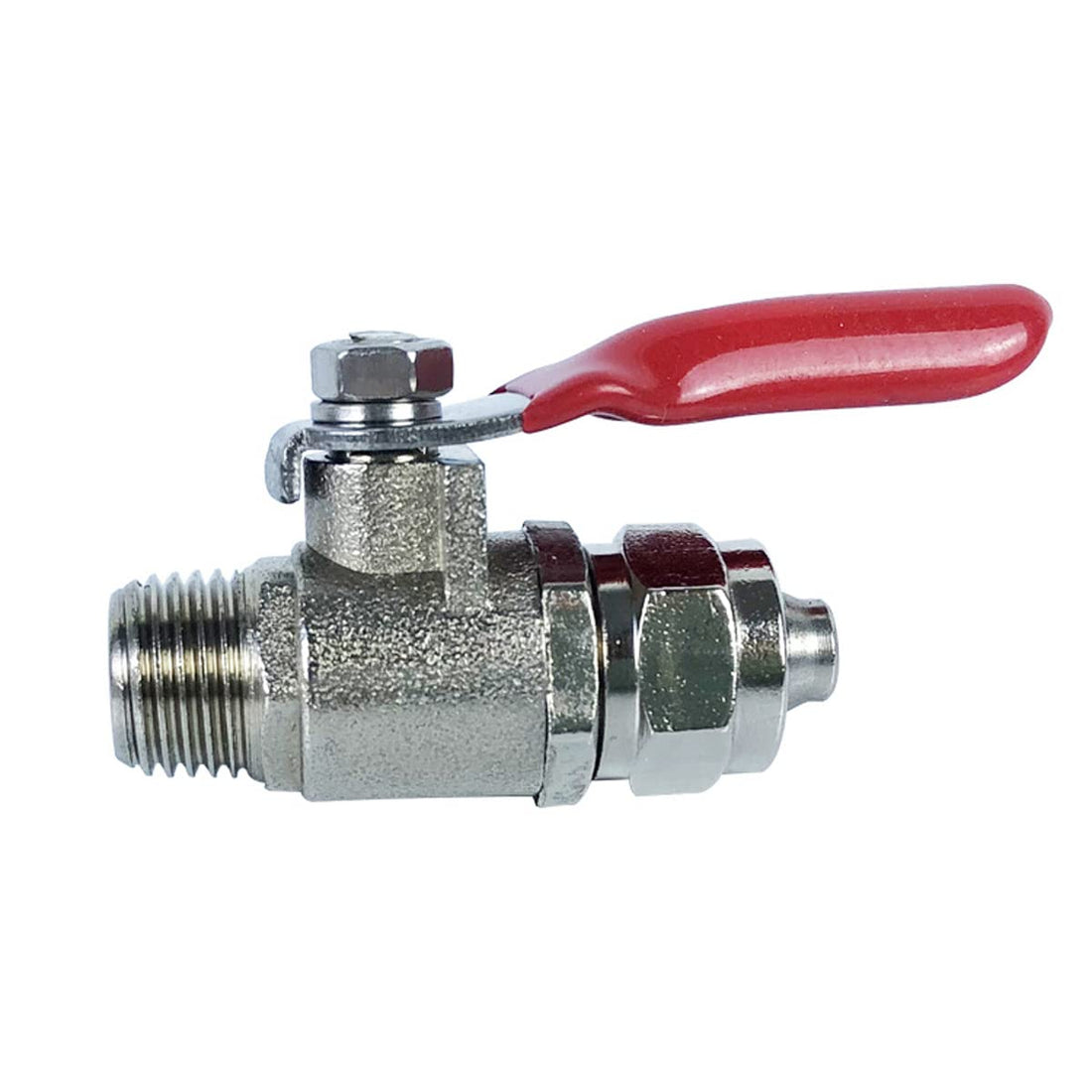 Undersink Chrome 2 Way Faucet Adapter Diverter Valve Counter Top/Reverse Osmosis RO Water Filter System (2, Conjoined,3/8" x 1/4" Male)