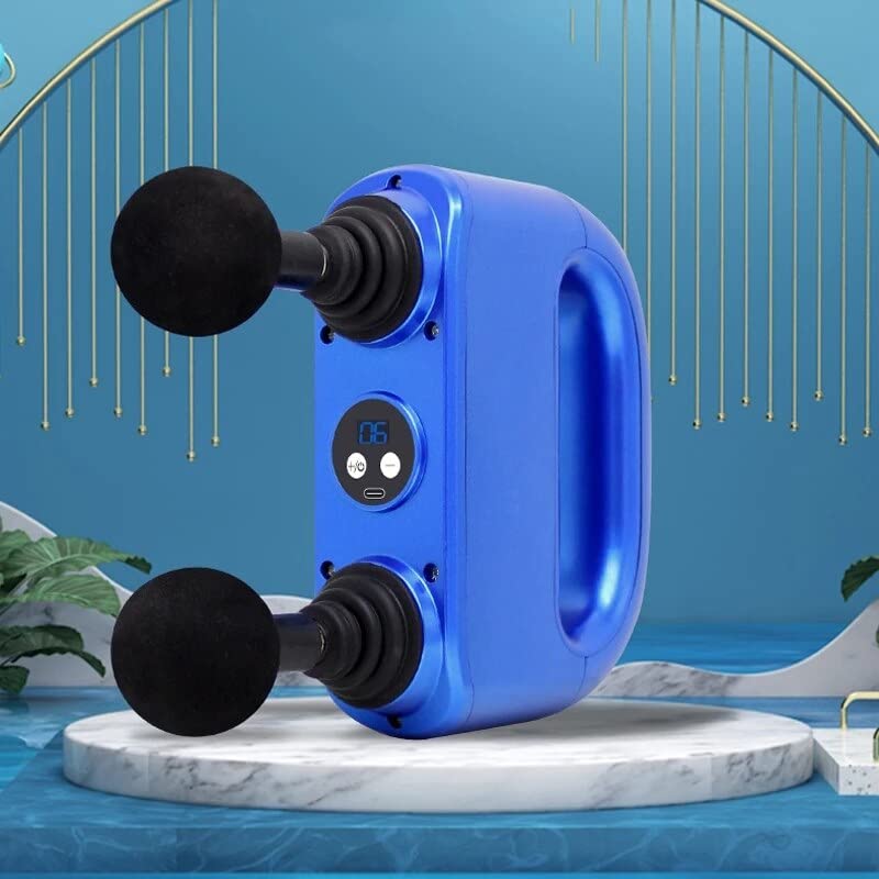 DOUBLE HEAD MASSAGE GUN deep massage to relax muscles, USB and Handy product
