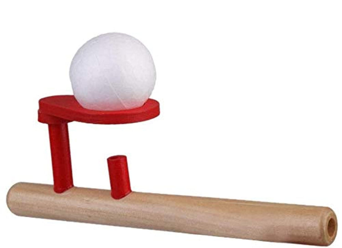 Children's Wooden Puzzle Blow Ball Rod Toys