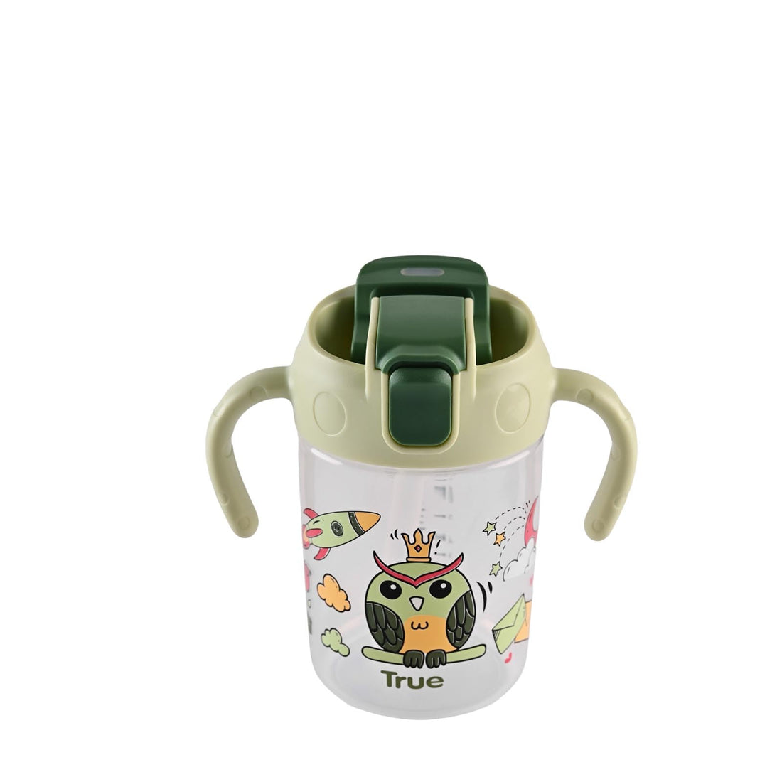 True Gold- 2 Stages Drinking Cup With Handles-300 ml-12+ months-BPA FREE– Silicone Spout-& Hard Spout