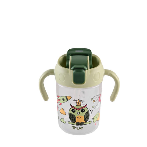 True Gold- 2 Stages Drinking Cup With Handles-300 ml-12+ months-BPA FREE– Silicone Spout-& Hard Spout