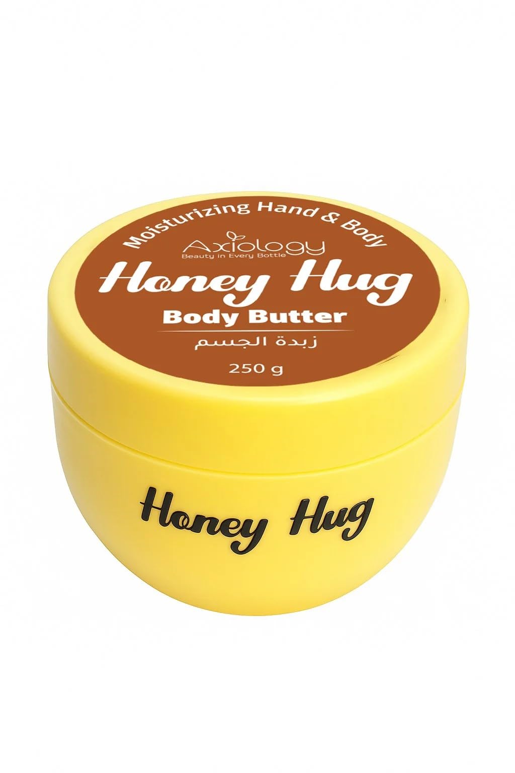 Axiology Honey Hug Body Butter, Moisturising Hand & Body Cream, Rich & Nourishing Formula, 250g