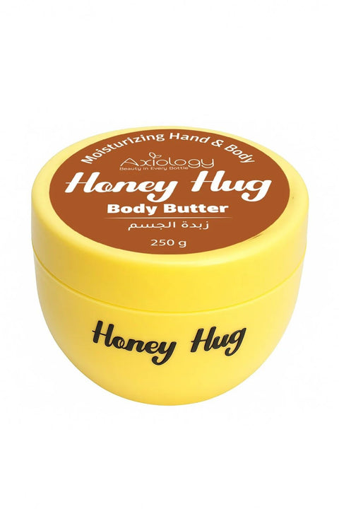 Axiology Honey Hug Body Butter, Moisturising Hand & Body Cream, Rich & Nourishing Formula, 250g