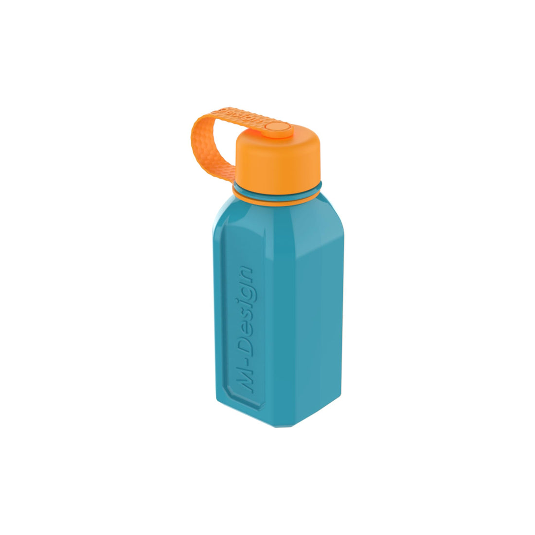 M-Design Bottle, 500 ml Capacity, Teal/Orange