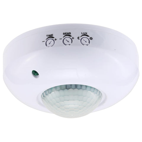 Greluma 1PC Ceiling Mount Presence Sensor, PIR Motion Sensor Switch 220-240V, High Sensitivity Motion Sensor Light Switch, 6m 360° Detection Range